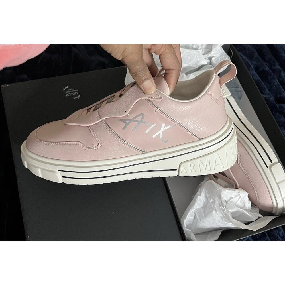 Armani Exchange Rock Platform Sneakers Women's Size US 10 - Picture 10 of 13